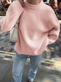 Dili Leisure Vacation Weaving Long Sleeve T-Shirt Sweater Women's Winter 2025