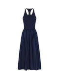 French Retro Temperament Sexy Waist Thin Dress Female Summer New Style Mature High-End Long Dress