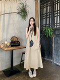 French Temperament Sleeveless Vest Dress Women 2026 New Summer Casual Dress Small Senior Sense