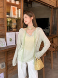 Summer New Micro-Permeable Wooden Ear Border Hooded Women Wear Long-Sleeved Loose Lazy T-Shirt Sweet Hottie Top