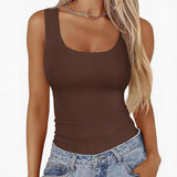 2025 Women's Round Neck New Casual Loose Solid Color Short-Sleeved T-Shirt