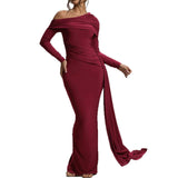 New Women's Clothing In The Autumn Of 2025, Sleeve Sleeves With A Hip Dress