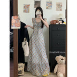 Small-Trospective Chiffon Chiffon Dress Women's 2025 Summer French Temperament Small Flying Sleeve A-Word Dress