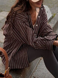 Dili Leisure Vacation With Long-Sleeved Coat Shirt Women's Clothing 2025 Autumn And Winter