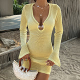 Dili Y2K Hot Girl Style Sexy Long-Sleeved Ass Skirt Dress Women's Dress 2026 Summer