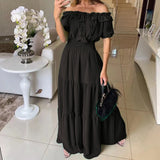2025 New Fashion Solid Color Lotion With Leaves With Bra Foam Sleeve Dress