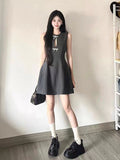 Blancheon Knot Sleeveless Dress Dress Female Waist Thin Temperament Design Sense Niche Sexy Short Skirt Summer