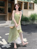 Mori's New Romantic And Unique Beautiful Dresses Of The Wizard Of Oz Vacation Leasantlace Suspension Dresses
