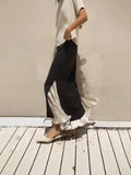 Spring New Fashionable Irregular Half-Skirt With High Waist Splicing Side Open Skirt Two Wearing Folded Skirt