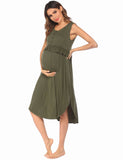 Summer Breast-Feeding Skirt Vest Lady Homewear Pyjamas Modale Cotton Retling Skirt