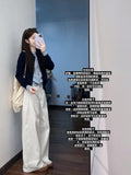 Korean Color Fake Two Knitted Cardigan Women's Early Autumn Design Sweater Jacket Autumn And Winter Fashion High-End Feel Top
