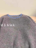 Autumn And Winter New 2025 Thicken Round Collar Sweater Women Loose Leisure Lazy Bottom Shirt Soft Knitted Shirt