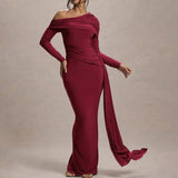 New Women's Clothing In The Autumn Of 2025, Sleeve Sleeves With A Hip Dress