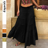 Dili Vacation Leisure A-Word Cake Dress Women's Dress 2025 Spring And Summer