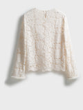 Silken Velvet Lei + Sable Hair Splicing Double-Layer Anti-Permeable Skin Comfortable Temperament Top