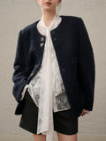 2026 Spring And Summer New Two Sets Of Yarn Lace Three-Dimensional Flower T-Shirt Wisdom Multi-Season Shirt