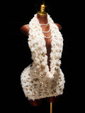 New INS Solid Color Temperament Sex Sexy Hanging Neck Lighten Backpack Ass Skirt Dress Dress Woman