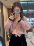 Unique Beautiful Super-Good-Looking Cardigan Jacket Women's Spring And Autumn Women's New Loose Little Fragrant Style In 2025