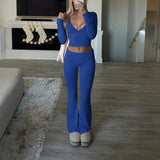 Dili Y2K Sports Style T-Shirt Yoga Trousers Two Sets Of Women's Clothing 2025 Autumn And Winter