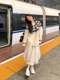 Fair Island Sweater Women's Autumn/Winter 2025 New Loose Lazy Soft-Masted Christmas Atmosphere Sentenced Small Blouse