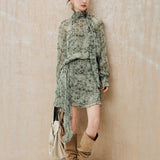 Summer New Set Three-Dimensional Cut Waist Small Vest Umbrella Swing Skirt Loose Feeling