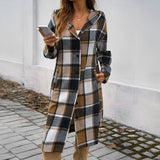 Dili 2025 Autumn And Winter Women's Casual Casual Casual Casual Buckle Hooded Jacket