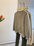 Sweet Pure Lust Lace Bow Sweater Coat Women Autumn And Winter Super-Looking Gentle Wind Top Soft Knitted Open Shirt