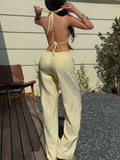 Dili Vacation Vacation Vest Leisure Long Pants Set Women's 2026 Summer
