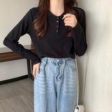 Grinding Hair Chic Design Feeling White Long-Sleeved T-Shirt Women With V-Neck Knitted Bottom Shirt 2026 Autumn And Winter New Top
