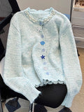 Self-Retention Recommendation~¶¤ Beaded Long-Sleeved Knitted Cardigan Women 2025 Spring And Autumn New Soft-Creinous Sweater Jacket Tide