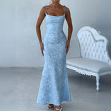 Dili Temperament Elegant Evening Dress Bag Hips With Tie Dress Women's Dress 2025 Summer