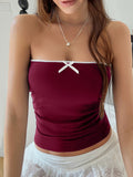 Dili Y2K Sexy Solid Summer Breast-Wearing Vest Women's Clothing 2025 Spring And Summer