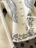 Self-Remaining Explosion Recommended ~ Heavy Industry Embroidered Lazy Style Long-Sleeved Knitted Cardigan Women Autumn And Winter Retro Design Sweater