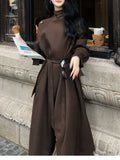 Great-Looking Wind Coat Women's 2025 New Autumn Thin Autumn Long Coat Southeast Asia